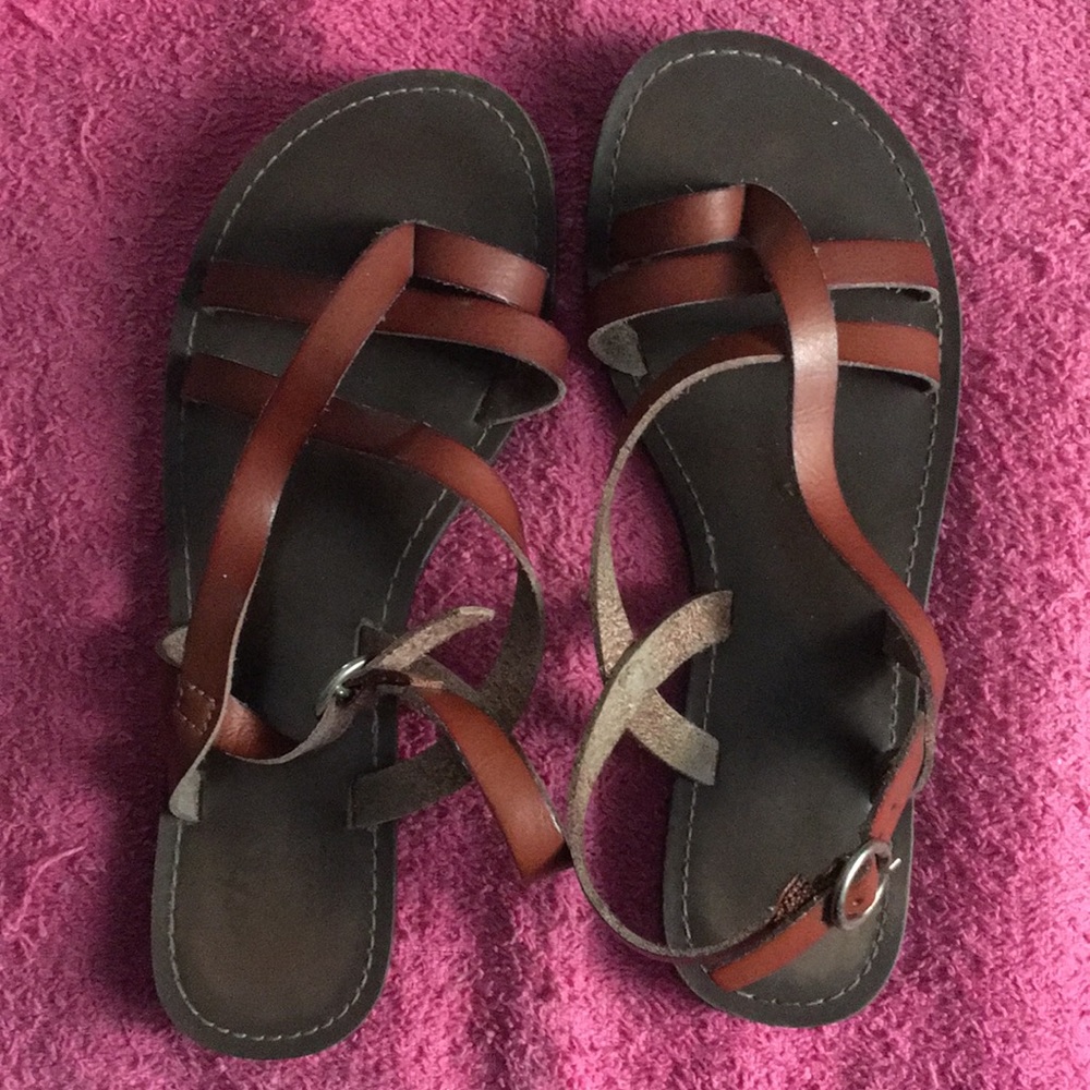 Brown sandals